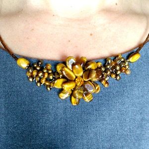 Tiger's Eye Necklace Handmade